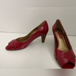 ecco red heels size 6 NWOT